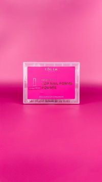 Professional Top nail Forms Edlen Square (верхні форми, професійна серія) 120 шт 4000402018 фото