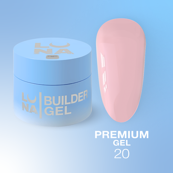 LUNAmoon Гель для нарощування Premium Gel №20 (15ml) 323-2599-0565 фото