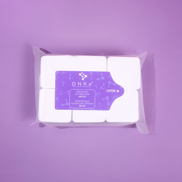 PERFORATED LINT FREE WIPES "DNKa", 600 PCS/Перфоровані безворсові серветки 600 шт PW-600 фото