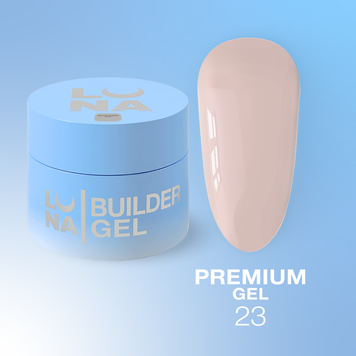 LUNAmoon Гель для нарощування Premium Gel №23 (15ml) 4bi-204 фото