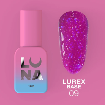 LUNAmoon Камуфлююча база Lurex Base №9 (13ml) 9i7-7ci фото