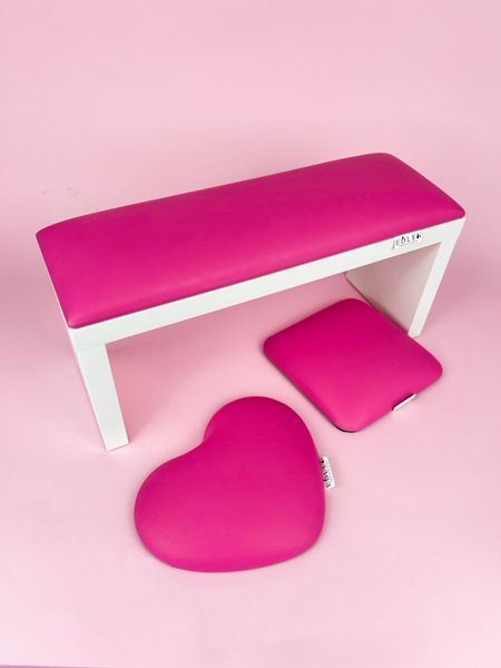 Подушка під лікоть для манікюру Heart Pink Edlen 4000470004 фото