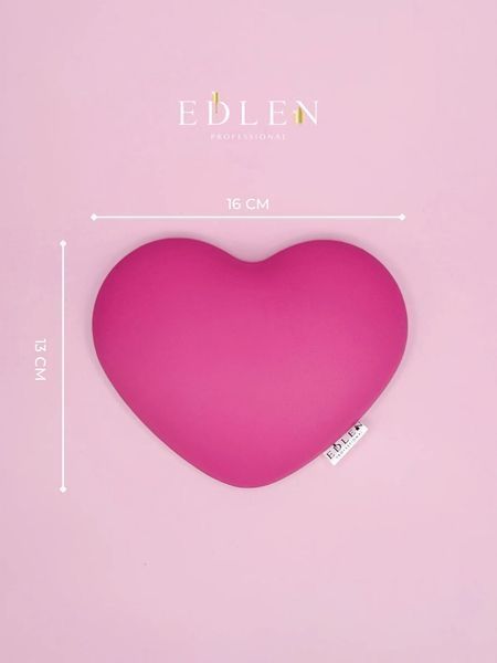 Подушка під лікоть для манікюру Heart Pink Edlen 4000470004 фото