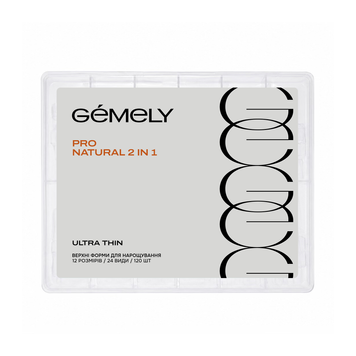 GEMELY ex GA&MA Верхні форми Про натуральні 2 в 1 надтонкі / Upper forms Pro Natural 2 in 1 Ultra Thin b65-713 фото