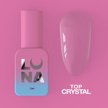 LUNAmoon Топ для гель-лаку без липкого шару Top Crystal 13ml 300-4493 фото