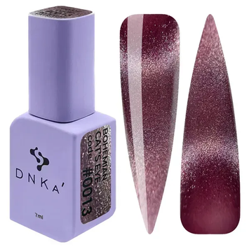 COLOR GEL POLISH CAT`S EYE "DNKa", 7 ml #0013 BOHEMIAN FTCGP0013-7 фото