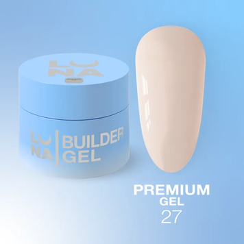 LUNAmoon Гель для нарощування Premium Gel №27 (15ml) 843-4c0 фото