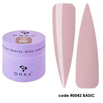 BUILDER GEL NEW FORMULA "DNKa", 30 ml #0042 Basic FTBGD0042 фото
