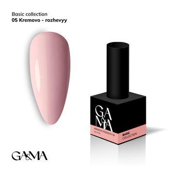 Гель-лак GA&MA Basic collection 005 kremovo-rozhevyy 10мл G005 фото