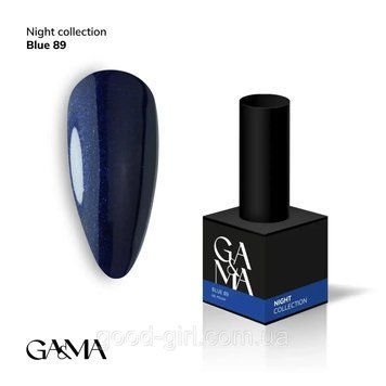 Гель-лак GA&MA Night Collection 89 blue G89 фото