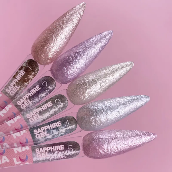 LUNAmoon Блискітки для нігтів Sapphire Gel №3 5ml 804-3644 фото