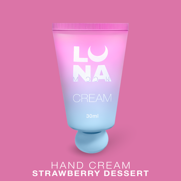 LUNAmoon Крем ламелярний зволожуючий з ароматом полуниці з вершками Hand Cream Strawberry Dessert (30ml) 8bc-c5b фото