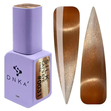 COLOR GEL POLISH CAT`S EYE "DNKa", 7 ml #0031 SILK i1c-7b1 фото