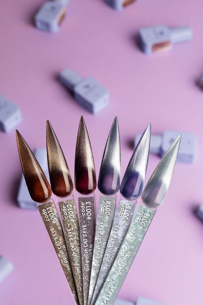 COLOR GEL POLISH CAT`S EYE "DNKa", 7 ml #0004 80`s FTCGP0004-7 фото