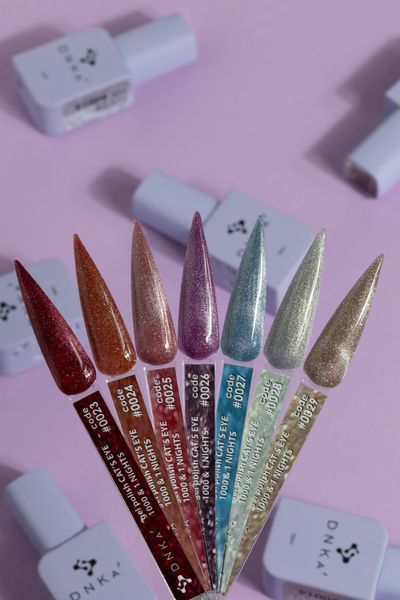 COLOR GEL POLISH CAT`S EYE "DNKa", 7 ml #0004 80`s FTCGP0004-7 фото