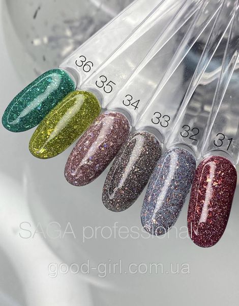 Гель-лак Saga Fiery 34 SF34 фото