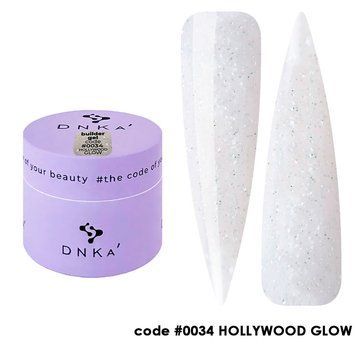 BUILDER GEL "DNKa", 15 ml #0034 HOLLYWOOD GLOW BGD34-15 фото