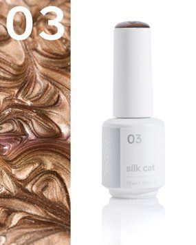 Гель-лак "Silk Cat", ТМ "Easy", колір "03", 7,5мл 84i-0a0 фото