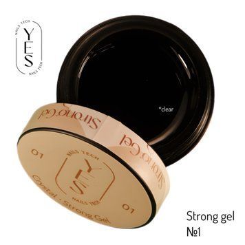 YES Strong gel 01 Crystal, 30мл 64c-4i5 фото