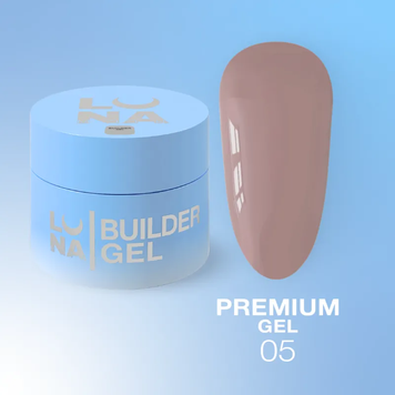 LUNAmoon Гель для нарощування Premium Gel №5 (15ml) 323-2628-0521 фото