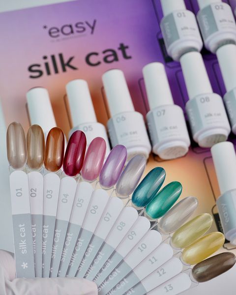 Гель-лак "Silk Cat", ТМ "Easy", колір "09", 7,5мл c12-2a7 фото
